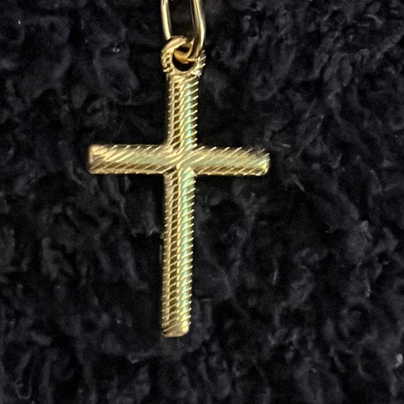 NEW- Sterling Silver Cross Rosary; 18" chain; list $195; great Easter gift! - Picture 3 of 5